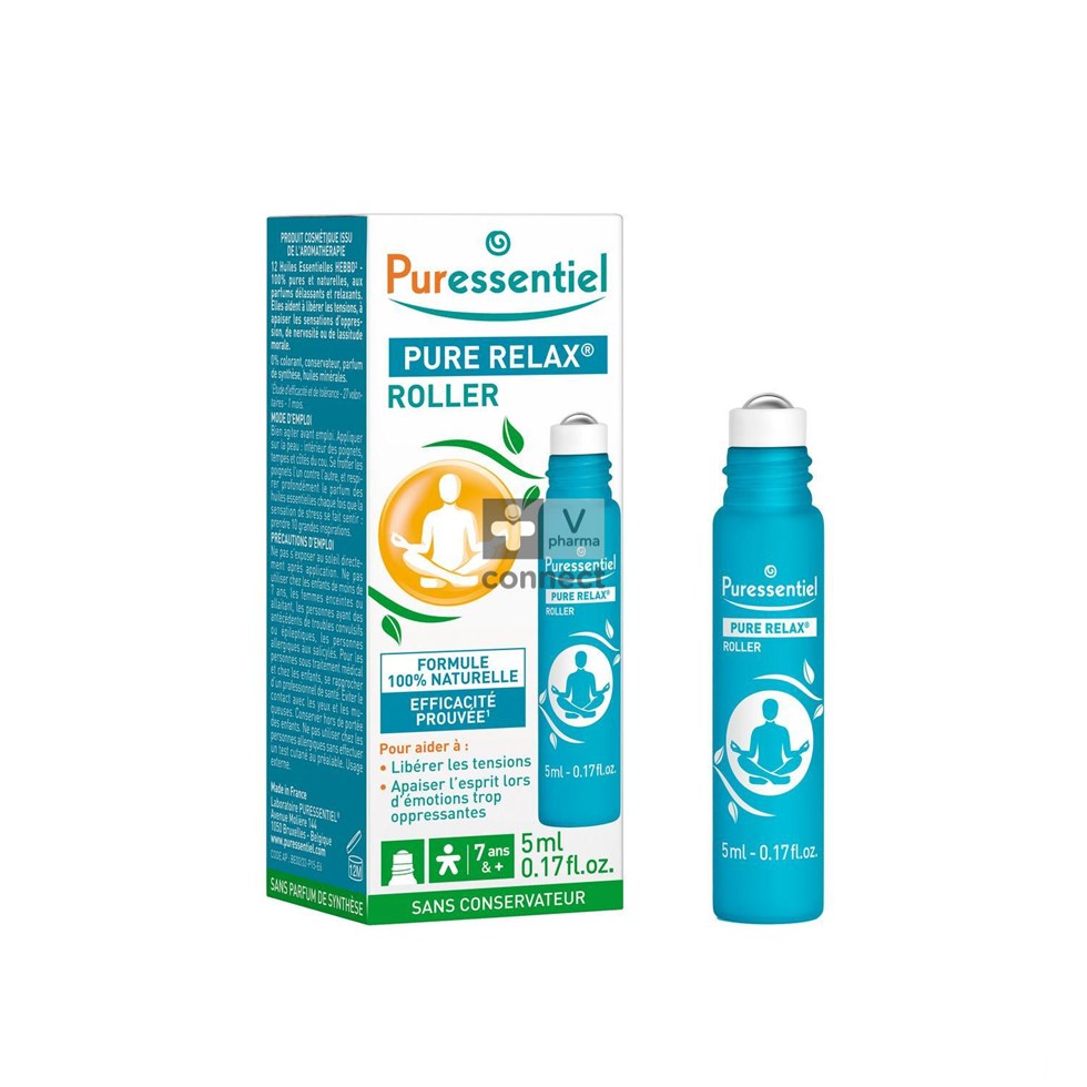 Puressentiel Pure Relax Roller Stress 12es.olie5ml