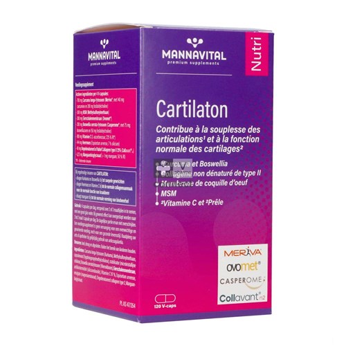 Mannavital Cartilaton 120 Capsules