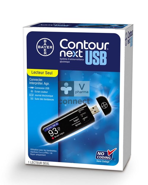 Bayer Contour Next USB Lecteur de Glycémie