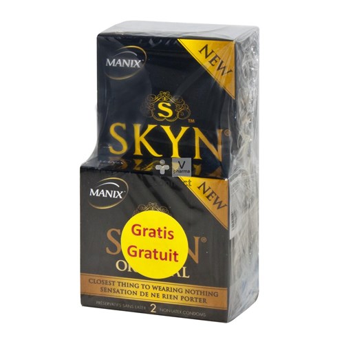 Manix Skyn Extra Lubricated Preservatifs 10 Pièces Promo