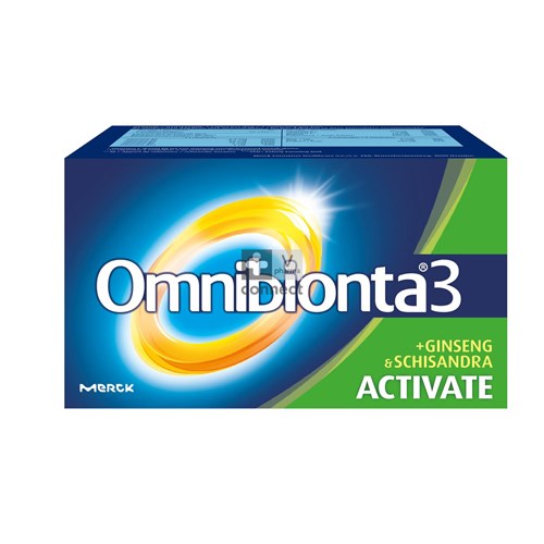 Omnibionta 3 Activate CoQ10 Ginseng 90 Comprimés