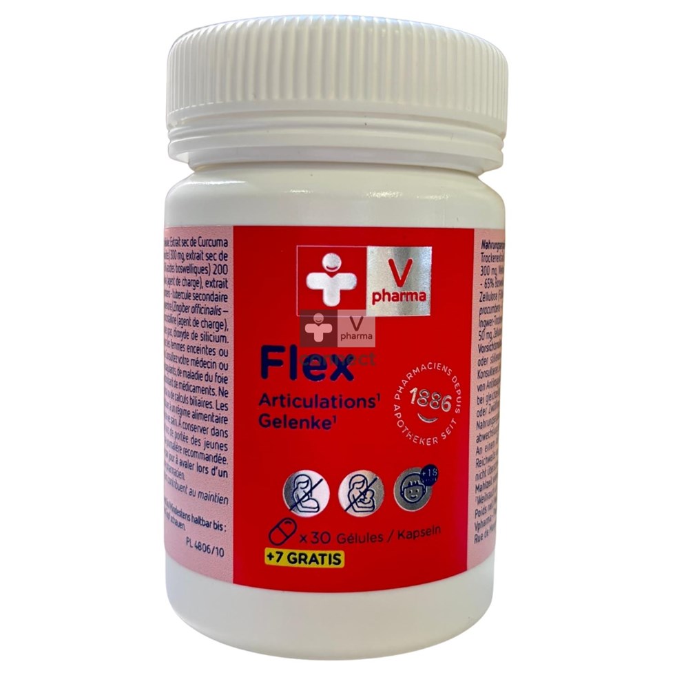 Vpharma Nutrition Flex 30 gélules + 7 gratuites