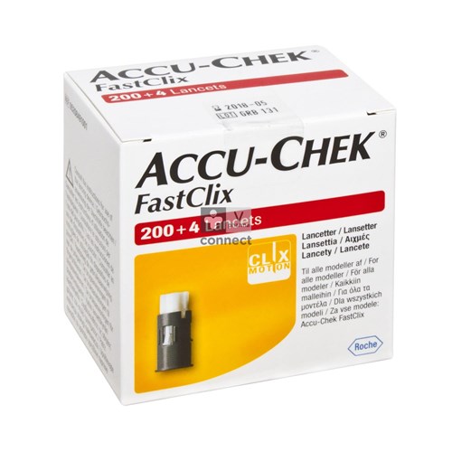 Accu Chek Mobile Fastclix Lancet 34x6 5208491001