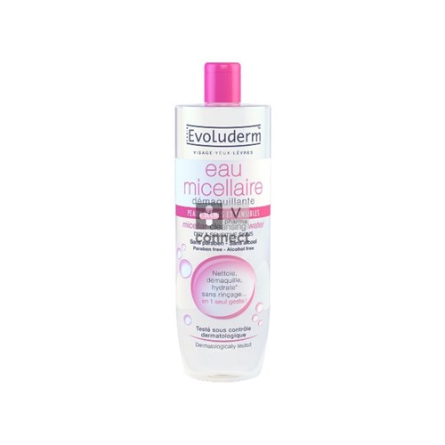 Evoluderm Eau Micellaire Peaux Sèches et Sensibles 250 ml