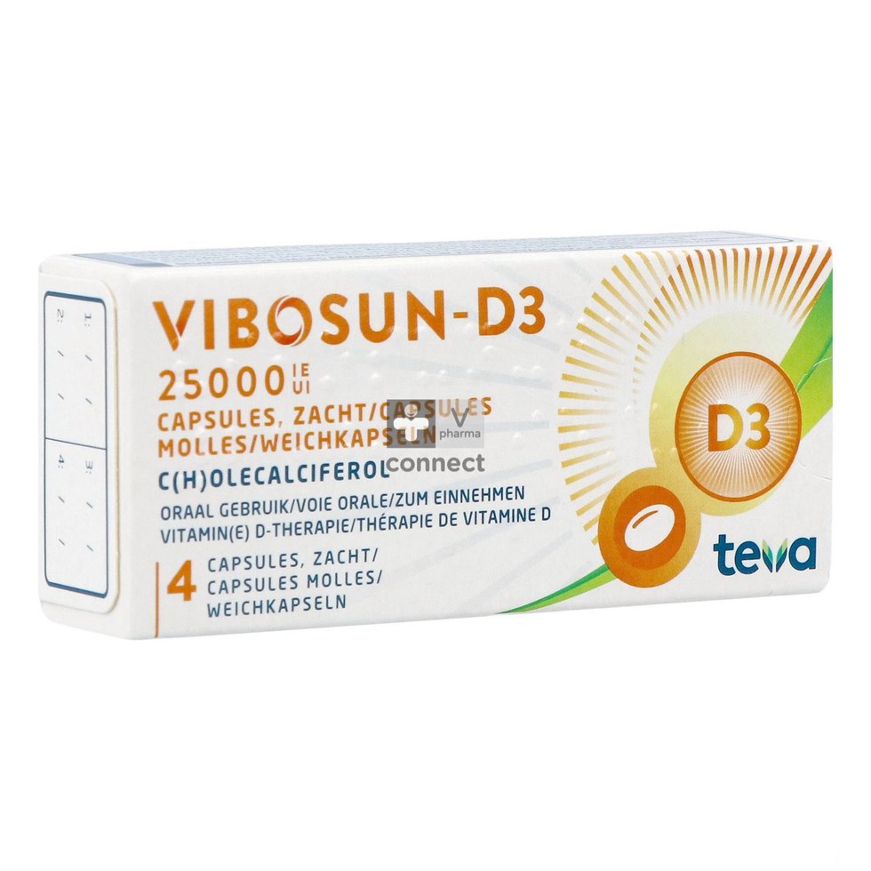 Vibosun-d3 25000ie Zachte Caps 4