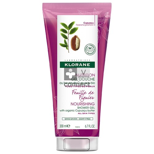 Klorane Gel Douche Feuille de Figuier 200 ml