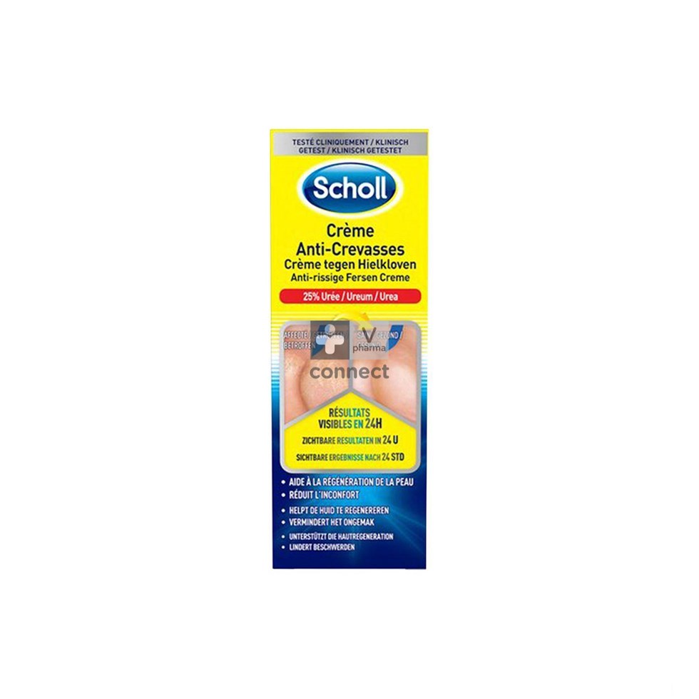 Scholl Crème Reparatrice Talons  K+  60 ml