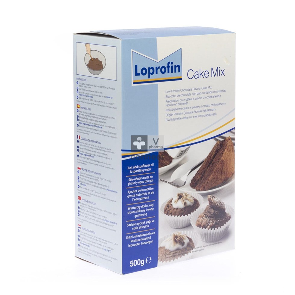 Loprofin Cake Mix Chocolade Pdr 500g