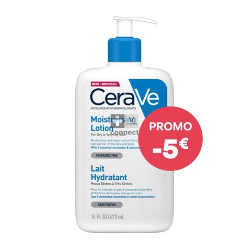 Cerave Lait Hydratant 473Ml Promo -5€