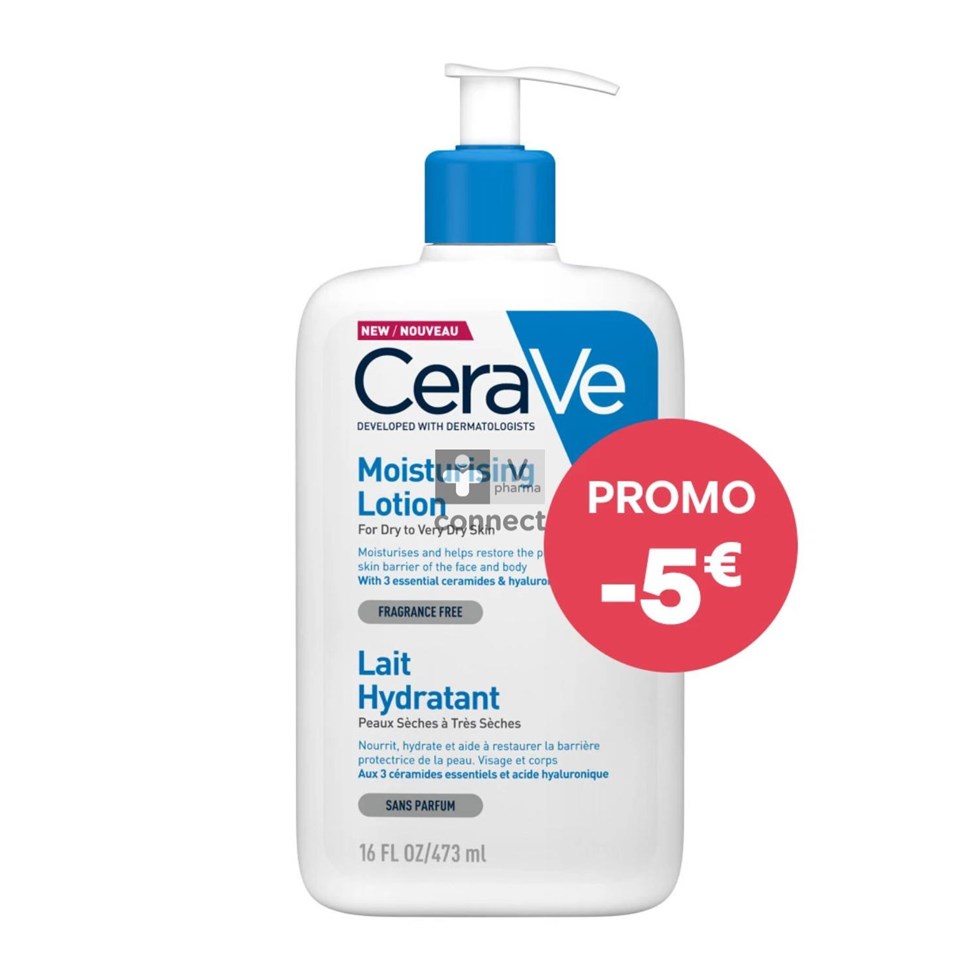 Cerave Lait Hydratant 473Ml Promo -5€