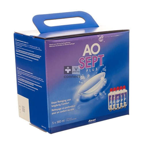 Aosept Plus Pack 6 Mois 5 x 360 ml