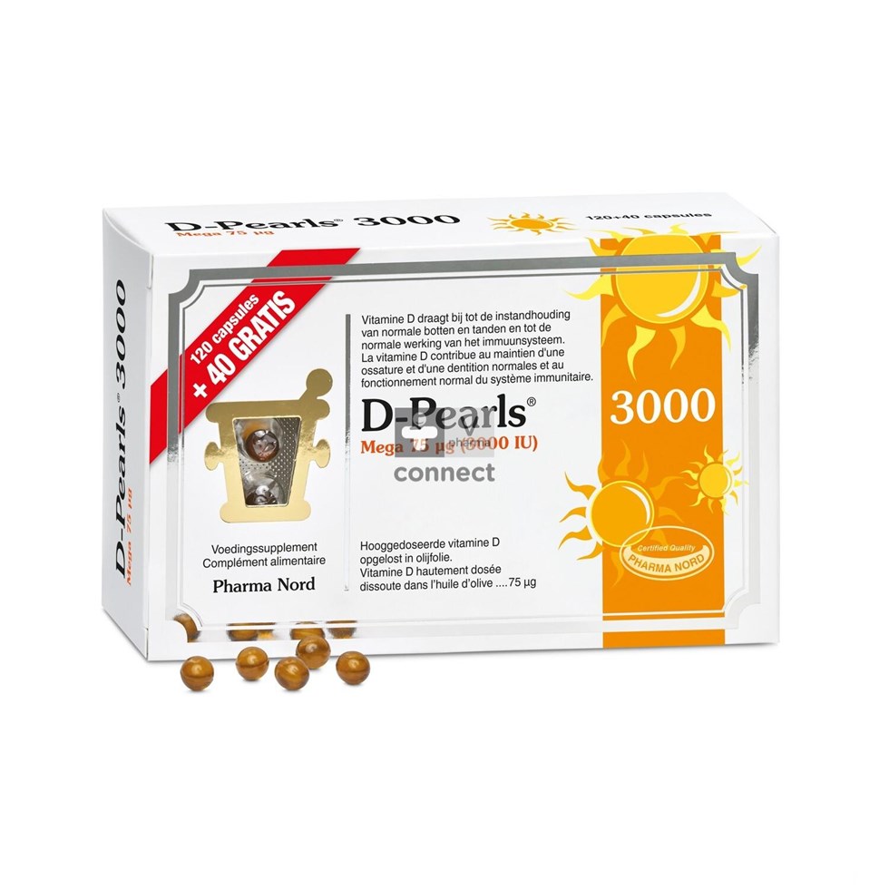 D-Pearls 3000 120+40 Caps PROMOpack