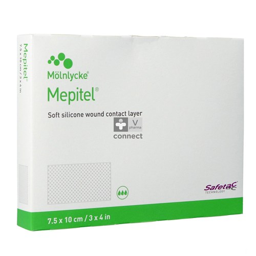 Mepitel Pansement Silicone 7.5cmx10cm  10 Pieces