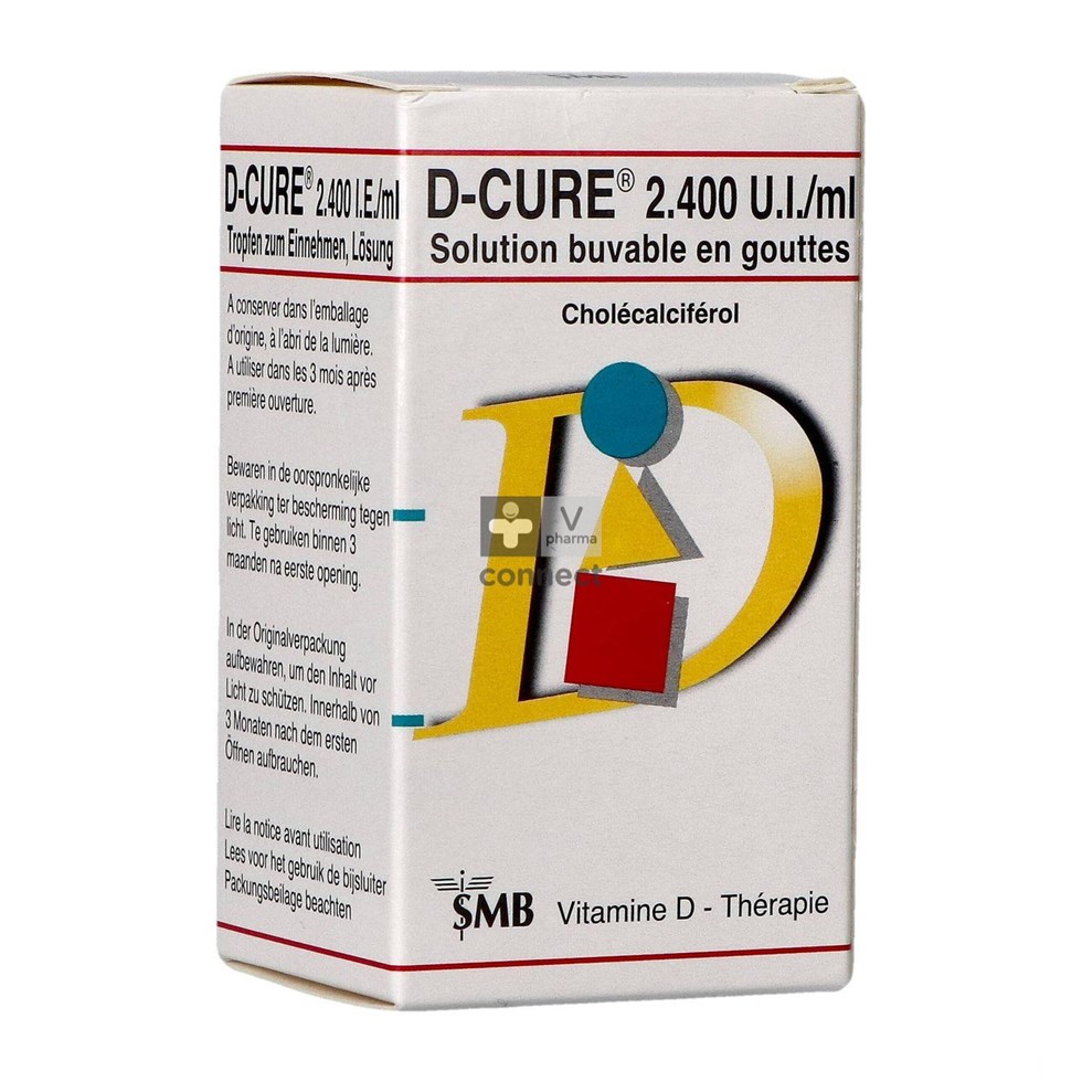 D-cure 2 400 I.E./ml Drinkbare Oplossing Flesje 10ml
