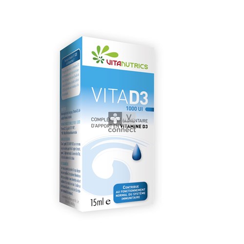 Vitad3 1000ui Vitanutrics Gutt 15ml