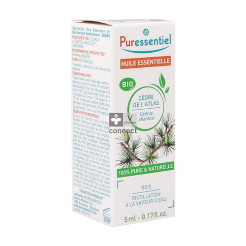 Puressentiel Cèdre Atlas Huile Essentielle Bio 5 ml