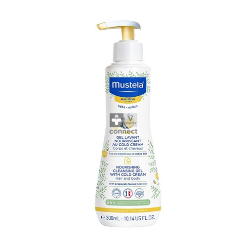 Mustela Bébé Gel Lavant Nourrissant au Cold Cream 300 ml