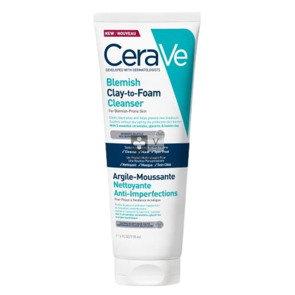 Cerave Argile Moussante Nett. A/Imperf. 118Ml