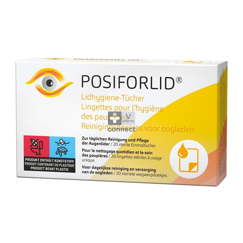 Posiforlid Reinigingsdoekje Oogleden            20