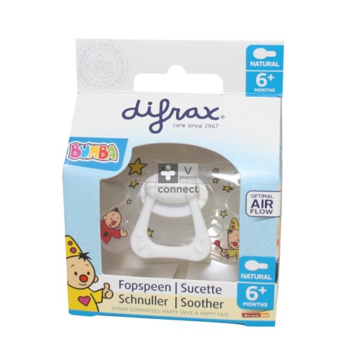 Difrax Fopspeen Natural 6+ Bumba