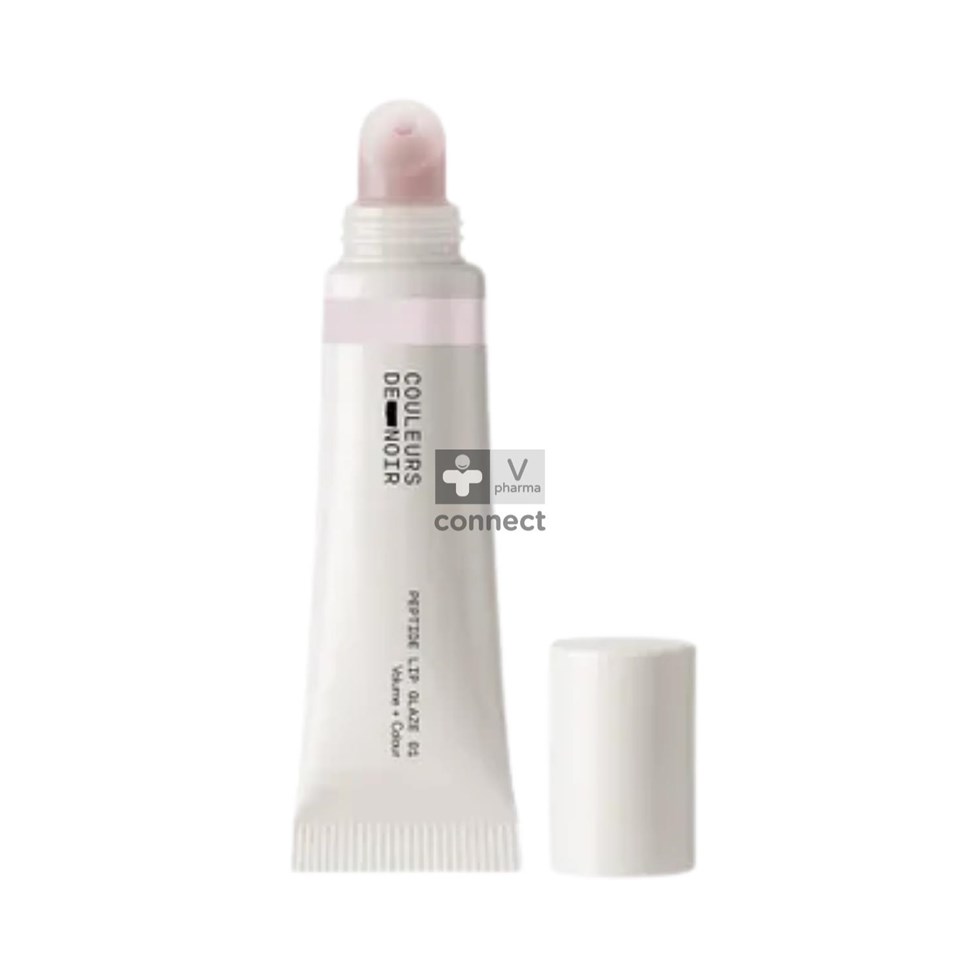 Couleurs De Noir Peptide Lip Glaze 01 Pink Sherbet