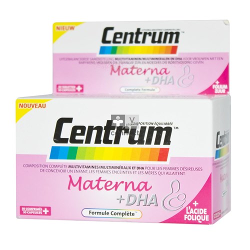 Centrum Materna + Dha 30 Comprimés