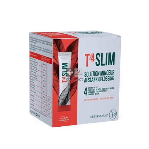 Incara T4 Slim Sticks Gel Liquide 28