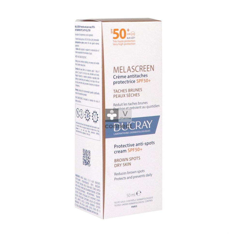 Ducray Melascreen Cr A/pigmentvlekken Spf50+ 50ml