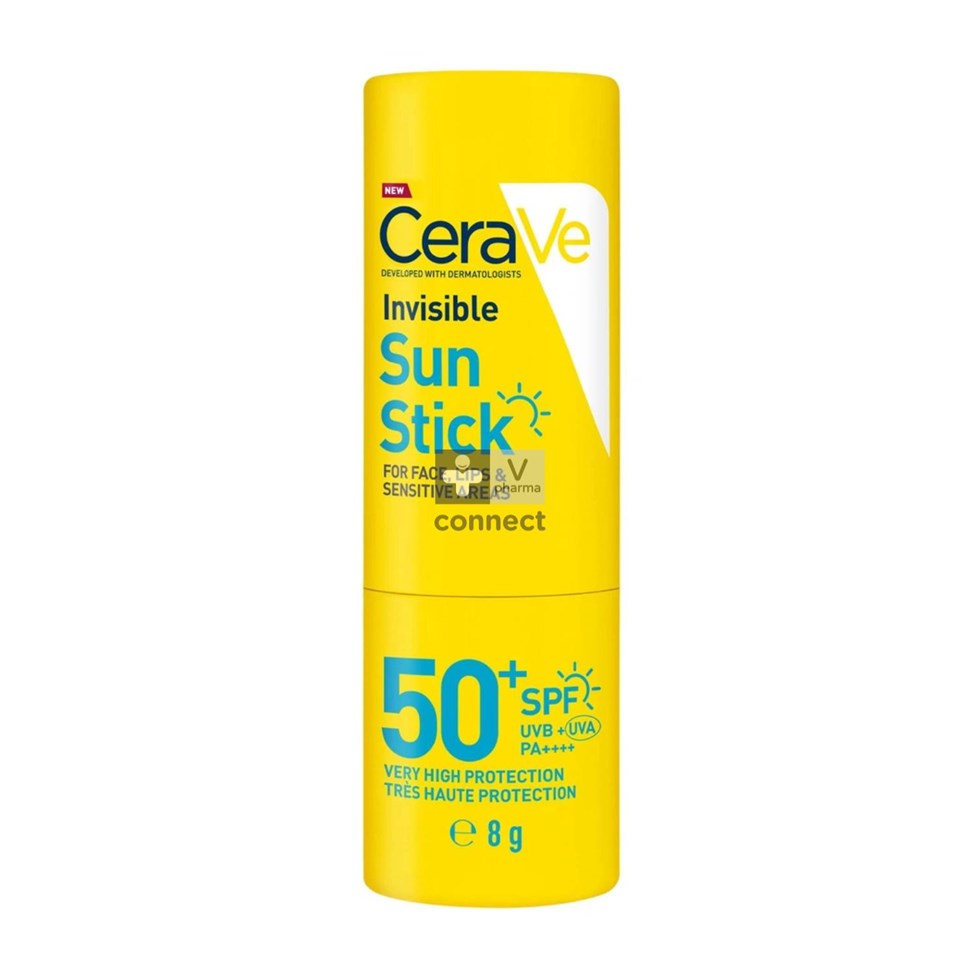 Cerave Sun Onzichtbare Zonnestick Spf50+ 8g