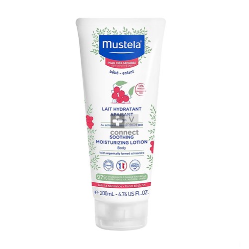 Mustela Peaux Très Sensibles Lait Hydratant Apaisant 200 ml