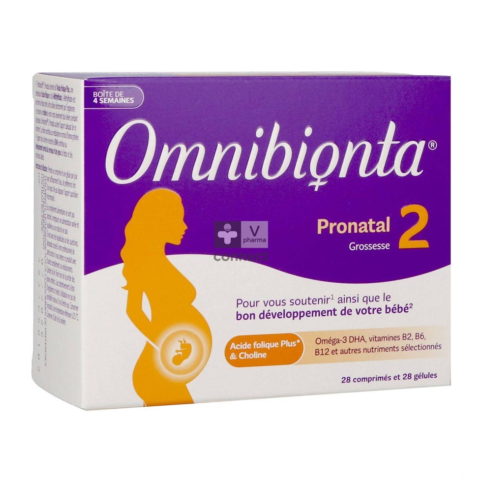 Omnibionta Pronatal 2 Zwanger.4wek Tabl 28+caps 28