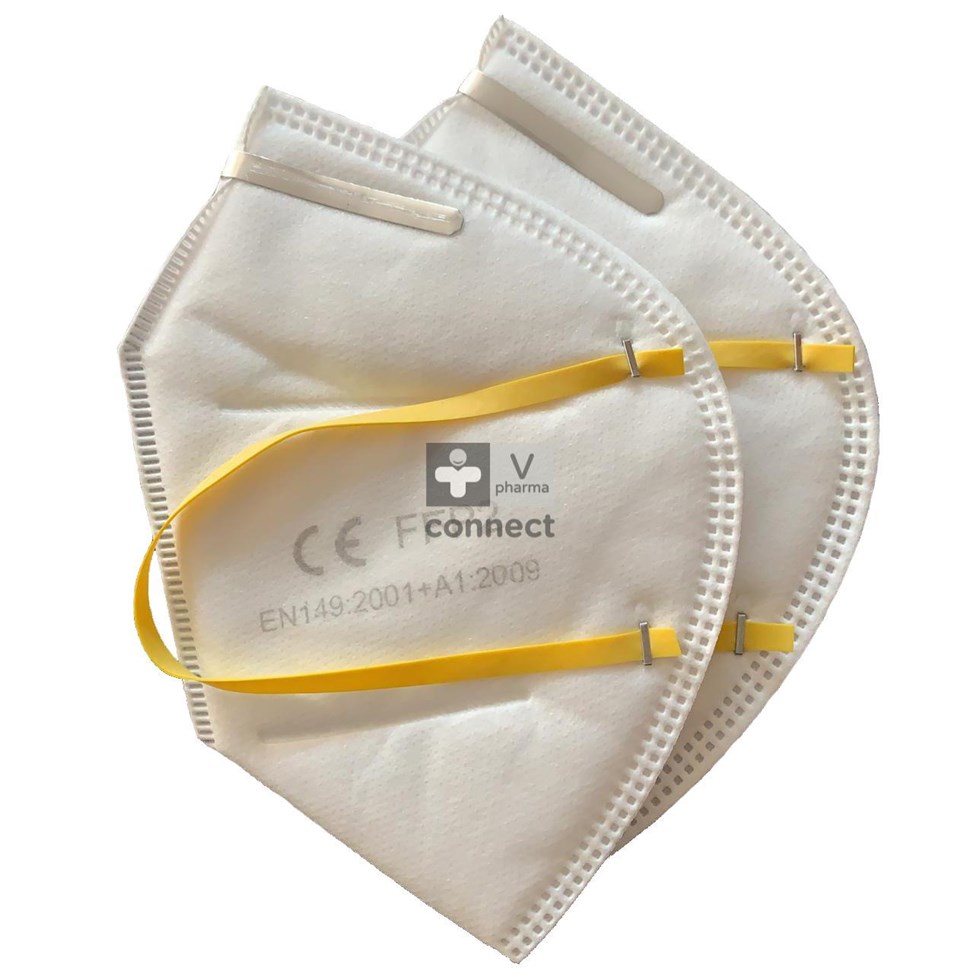 Masque Coronavirus KN95 Norme FFP2 2 Pièces