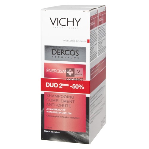 Vichy Dercos Energy Sh Aminexil Duo 2x200ml