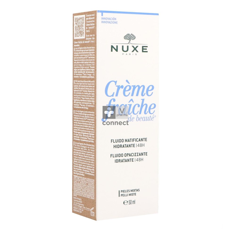 Nuxe Cr Fraiche Fluide Matifiant Pnm 50ml