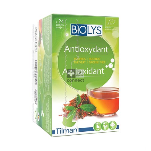 Biolys Infusion Rooibos Thé Vert 24 Sachets