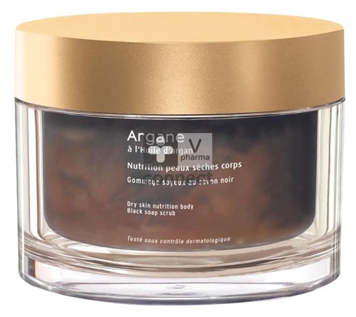 Galenic Argane Nutrition Corps Gommage Soyeux au Savon Noir 200 g