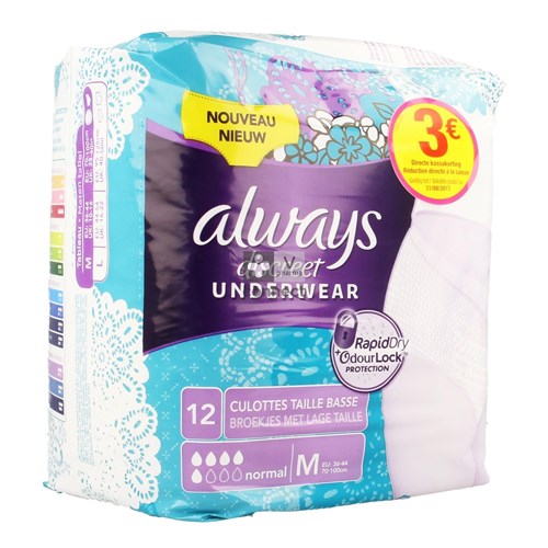 Always Discreet Incontinence Pants M Lage Taille12