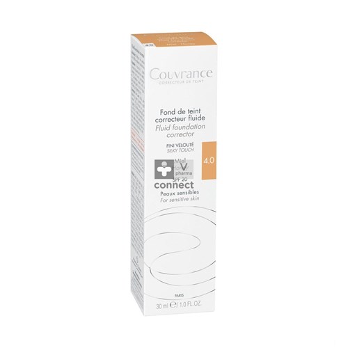 Avene Couvrance Fdt Correct. Fluide 4 Miel 30ml