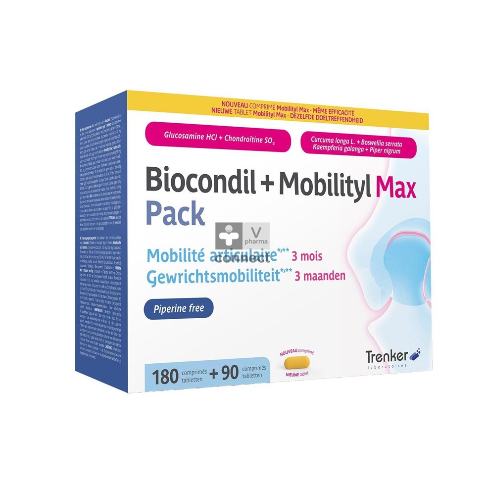 Biocondil+mobilityl Max Pack Tabl 180 Tabl 90 Nf