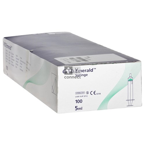 Bd Emerald Spuit 5ml Luer Slip 100 307731