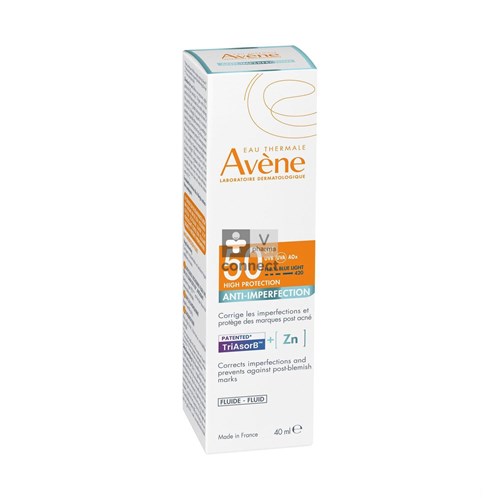 Avene Zon Spf50 A/imperfection Fluide 40ml