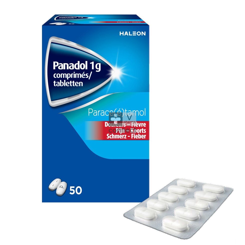 Panadol Blister Tabl 50x1g