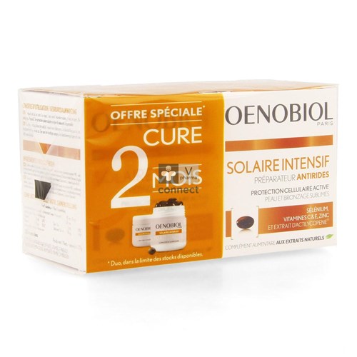 OENOBIOL SOLAIRE INTENSIF KUUR ANTI-RIMPEL 2x30 CAPS