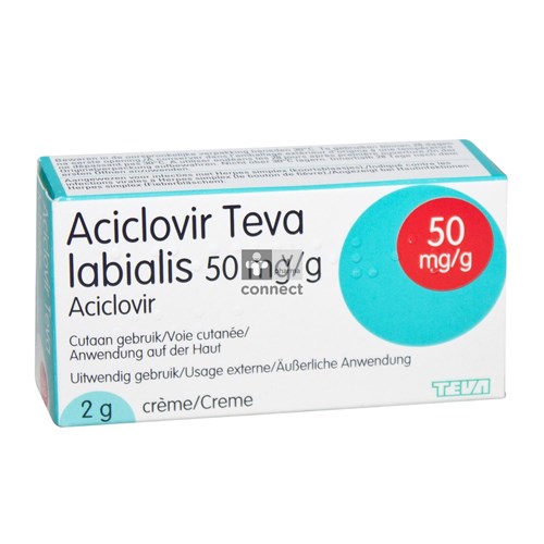 Aciclovir Teva Labialis Creme 2 g