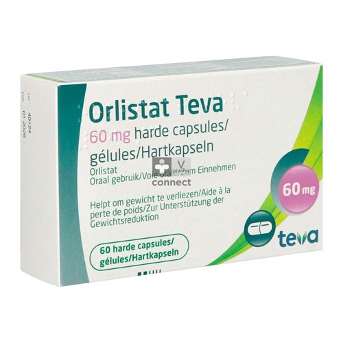 Orlistat Teva Harde Caps 60 X 60mg