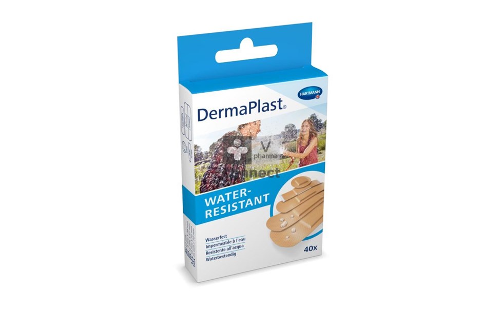 Dermaplast Waterresistant 5 Tailles 40 Pièces