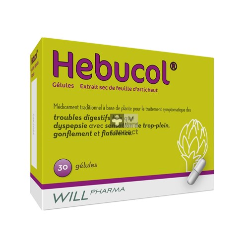 Hebucol Nf Caps 30 X 400mg Verv.1509330