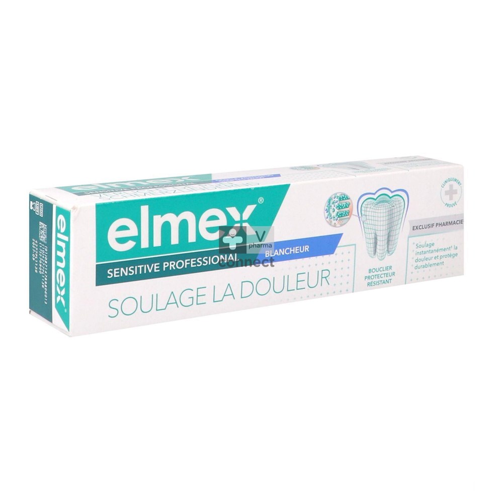 Elmex Dentifrice Sensitive Professional White 75 ml