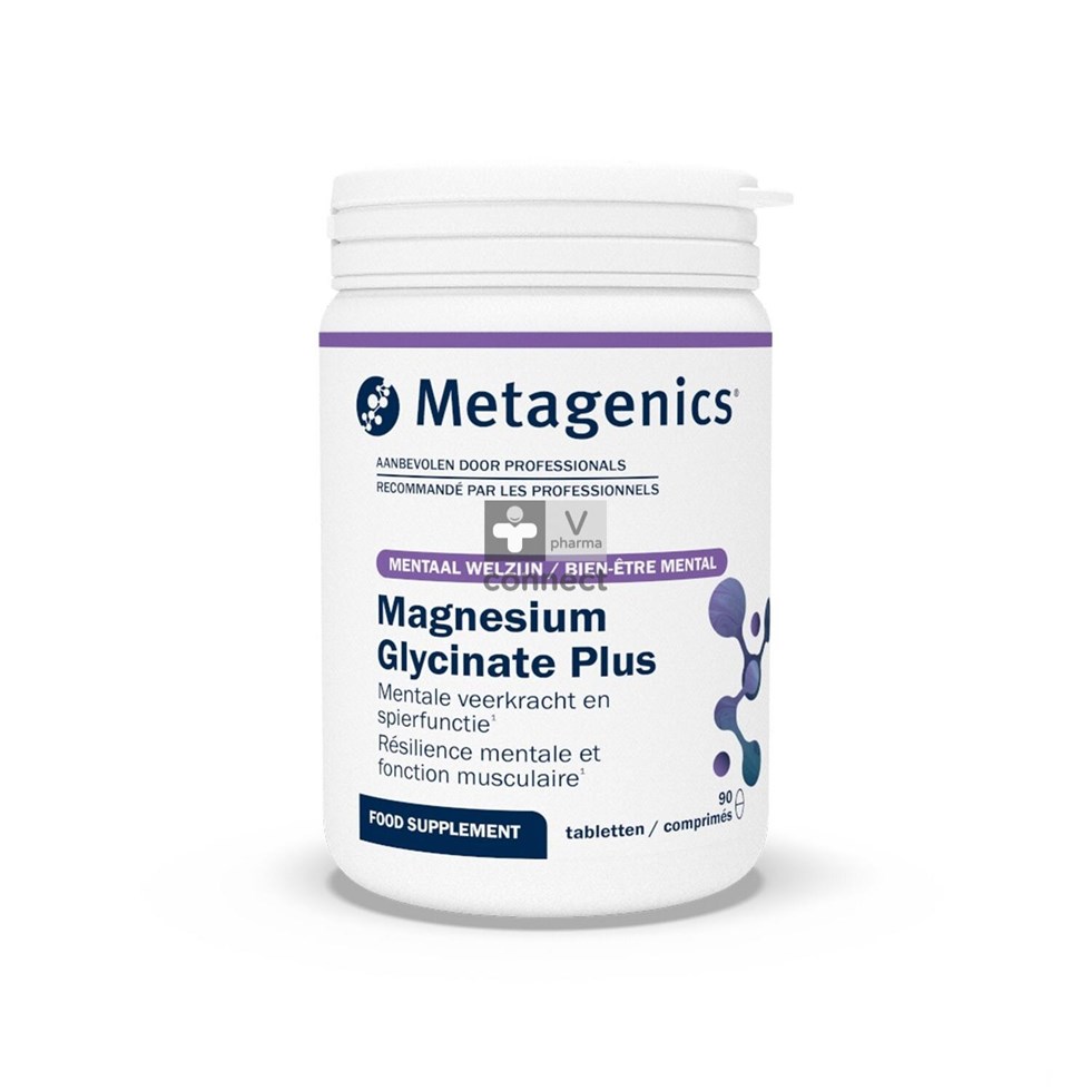 Metagenics Mg Glycinate Plus Comprimes 90