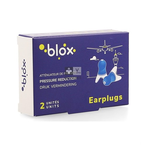 Blox Airplane 1 Pair A/Pressure Earplugs